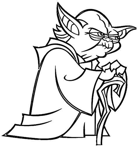 The star wars series was never something that would come to mind when thinking about cute animated characters. yoda coloring pages best coloring pages for kids