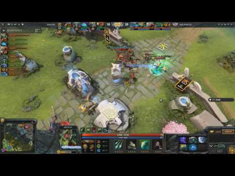 Dota 2 DJ Epic Fountain Kick Save The Game Fnatic vs WG TI6 SEA Semi Final Game 1 