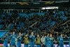 Zenit fans welcome team bus to stadium with fire and flares ahead of Fenerbahce game