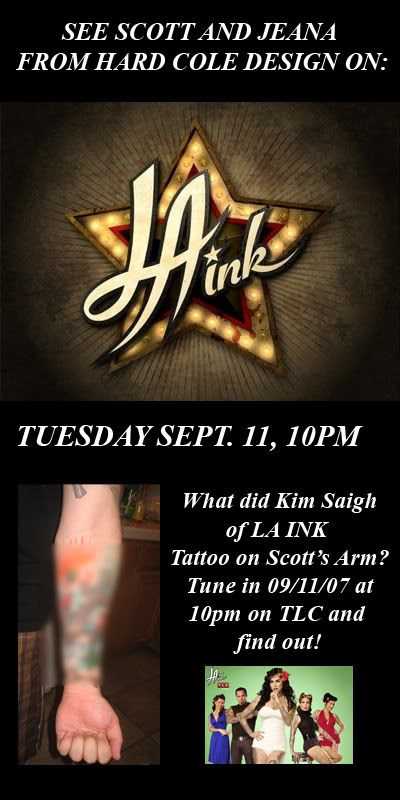 WHAT THE TALENTED KIM SAIGH TATTOOED ON SCOTT'S ARM!