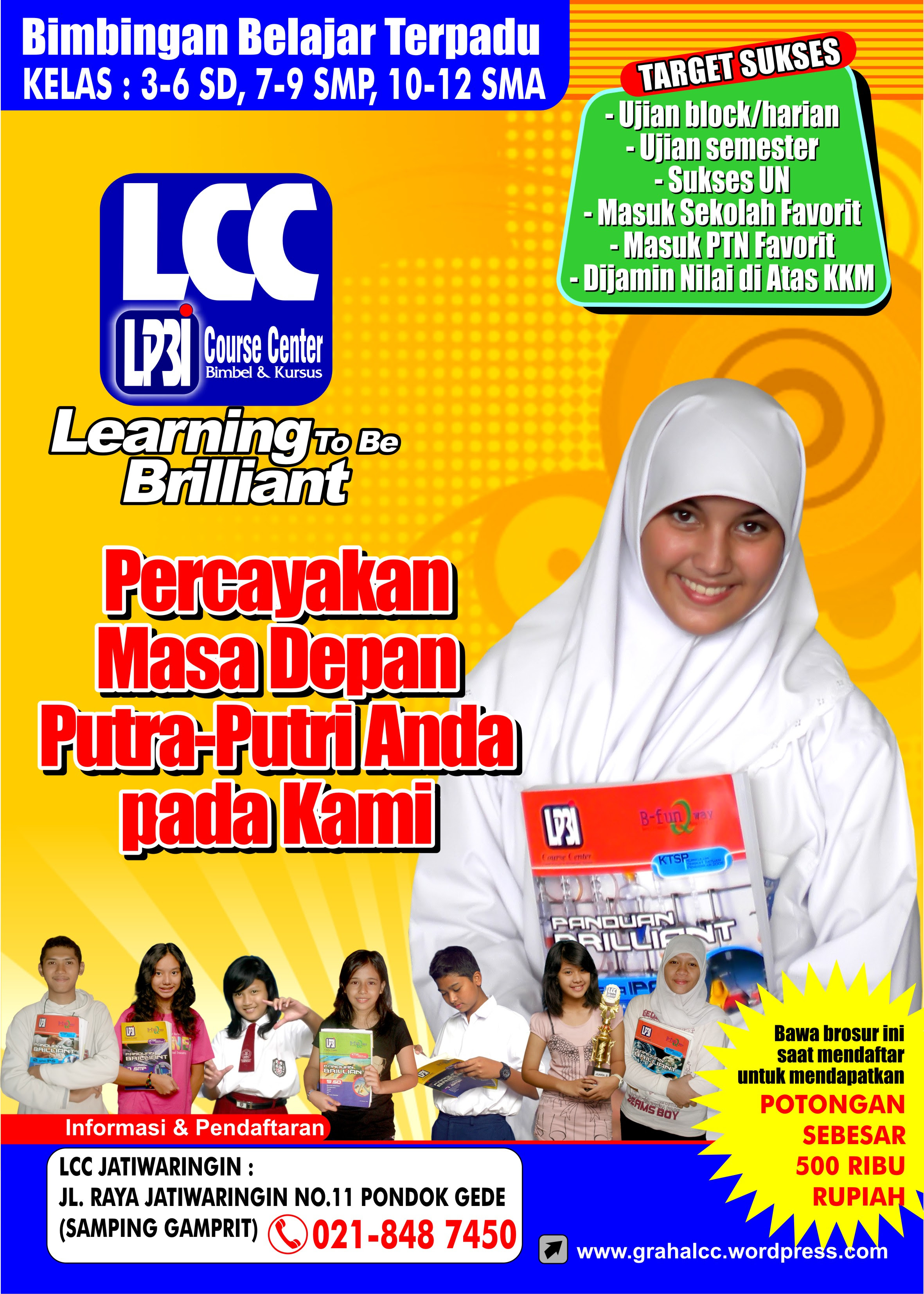 Brosur Bimbel LCC Jatiwaringin Semester 2 2011/2012 