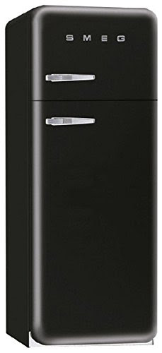 Smeg fab30 fridge rne1 black (a) 315lt right hinges, the 50 black