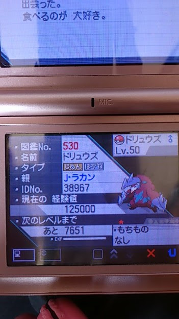 ドリュウズの色違いgetぉ 写真共有サイト フォト蔵
