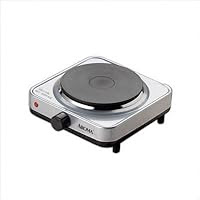 Aroma AHP-303SB Single Hot Plate, Silver and Black