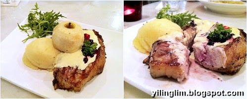 Chargrilled pork steak