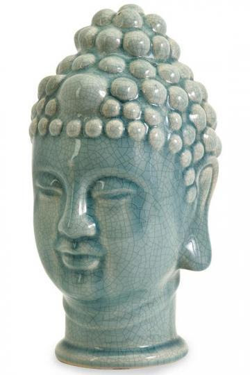 Taibei Ceramic Buddha Head - Table Accents - Home Accents - Home ...
