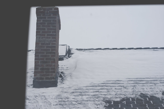 fresh snow out the window