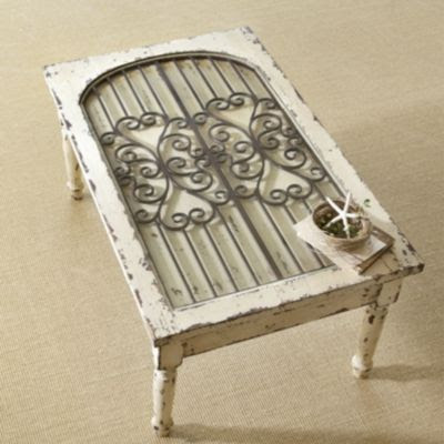 Coffee Table Made From Old Windows