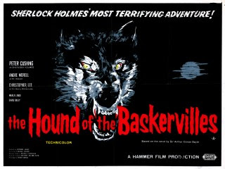The Hound of the Baskervilles 1959 quad poster