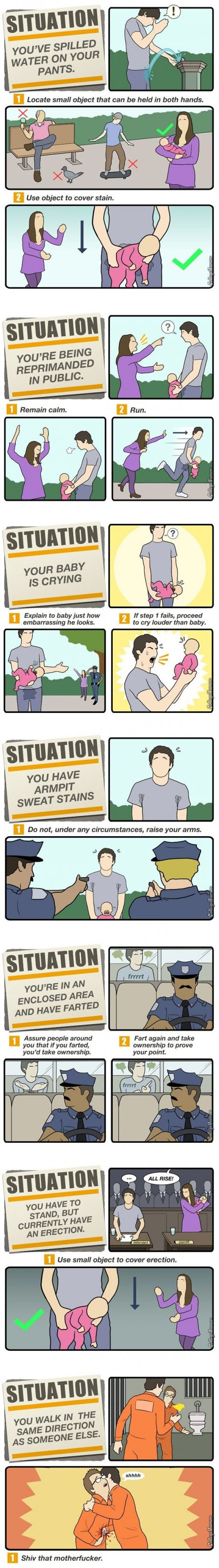 Evacuation Instructions For Awkward Situations