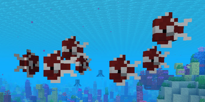 マインクラフト1 13 魚の捕まえ方と魚の種類についてまとめた マイクラモール