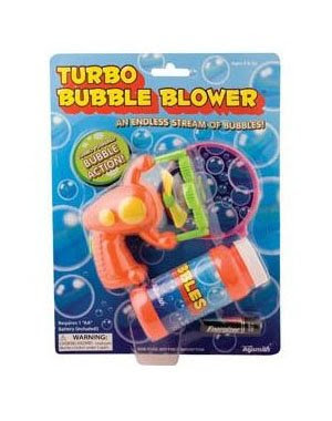 Toysmith Many Bubbles Mini Ray Gun Colors may vary