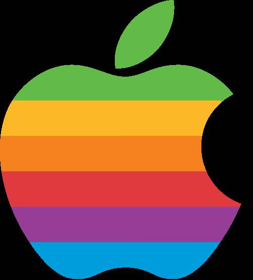 Apple Rainbow Logo Png Clip Art Library