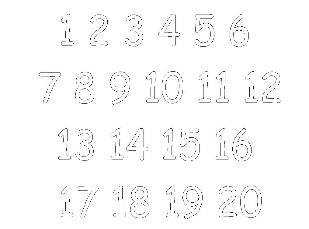 free printable number coloring pages for kids