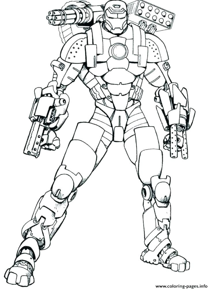 Iron Man Coloring Pages At Getdrawings Free Download