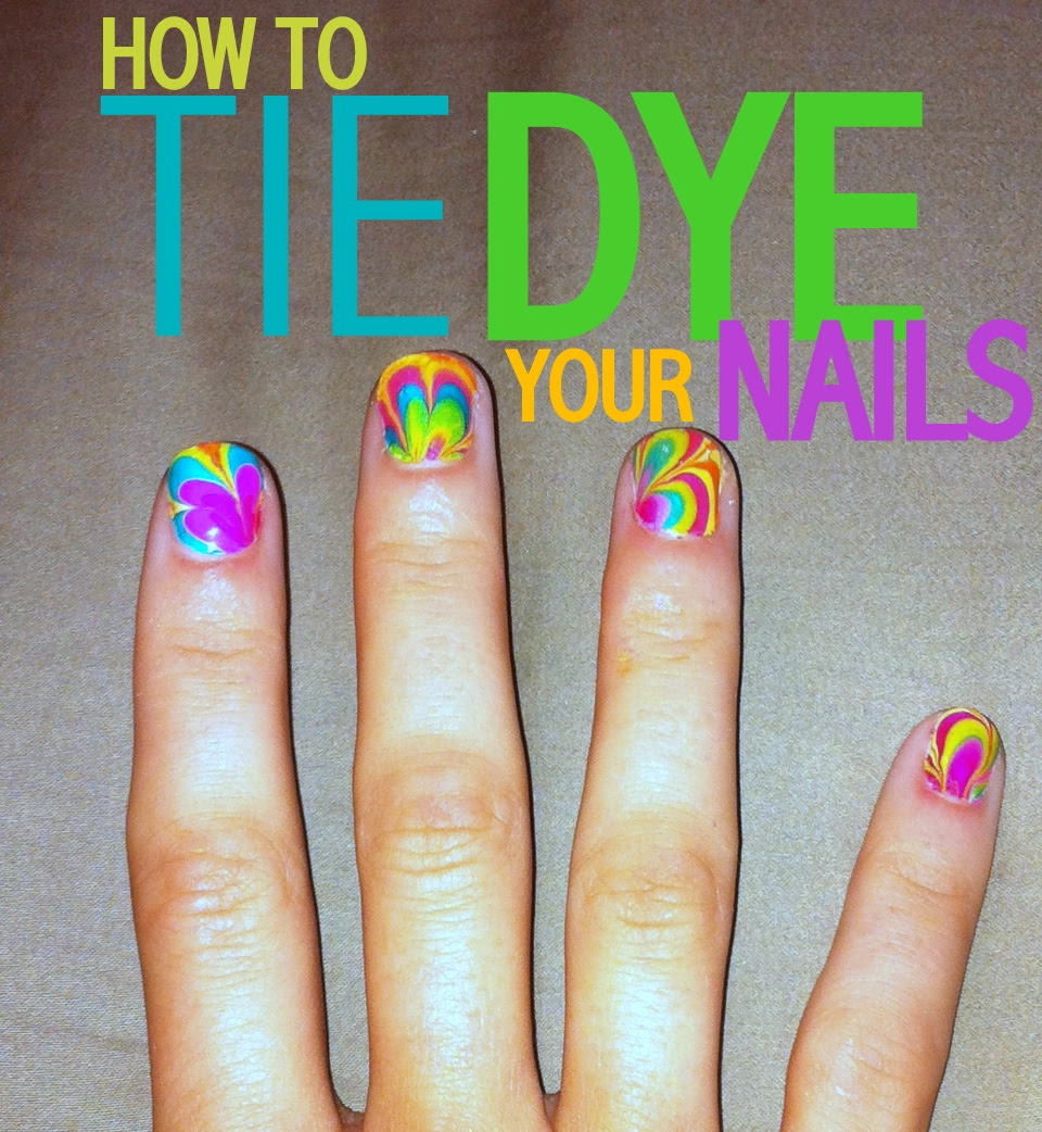 C.R.A.F.T. # 82: Tie Dye Nails {nail design} {marble nails ...