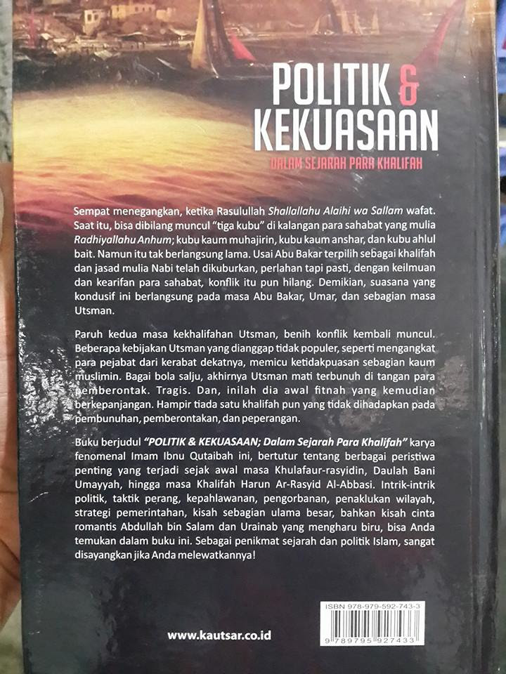 Buku Politik Dan Kekuasaan Dalam Sejarah Para Khalifah 