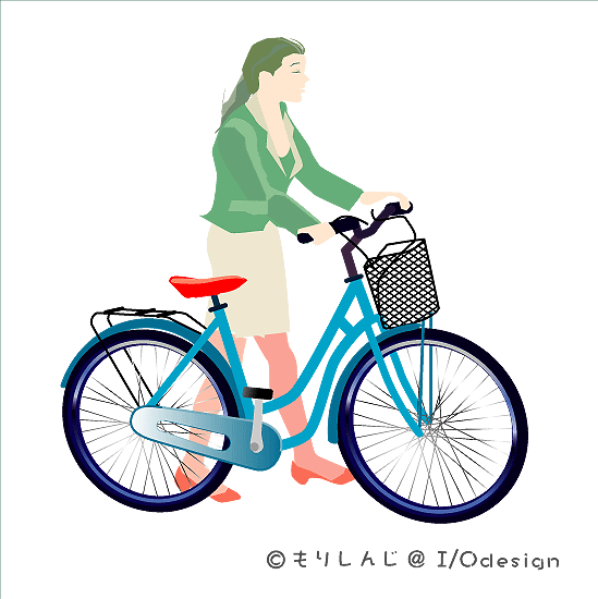無料イラスト自転車素材集のどうぐばこ アイオーデザイン 福岡市城南区のホームページ作成を中心にチラシ印刷を行うデザイン事務所
