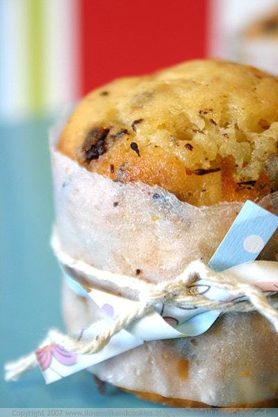 Dark Chocolate Orange Muffins