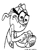 the mighty b cartoon coloring page