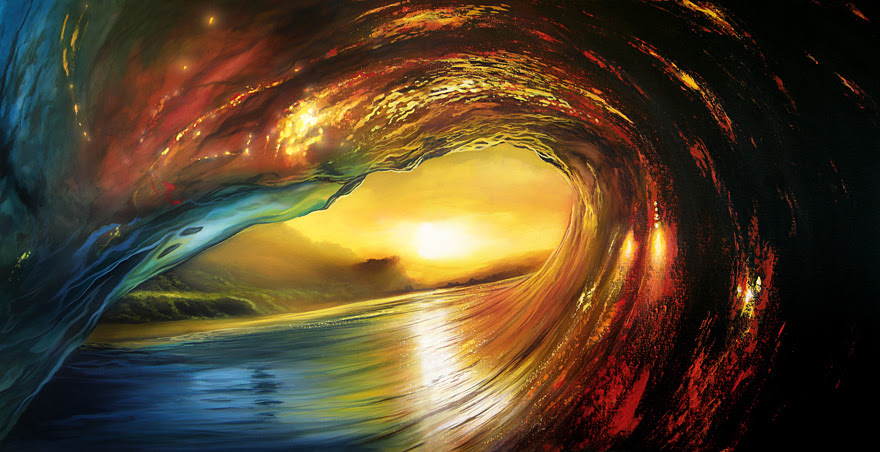 Incredible photo-realistic surf art by Ashton Howard | Club of the