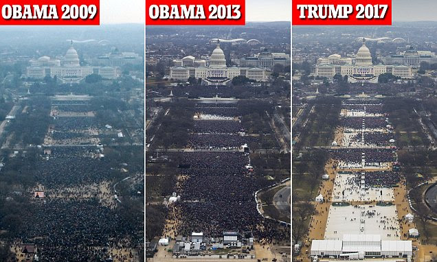 Park Service photos challenge Trump on inauguration