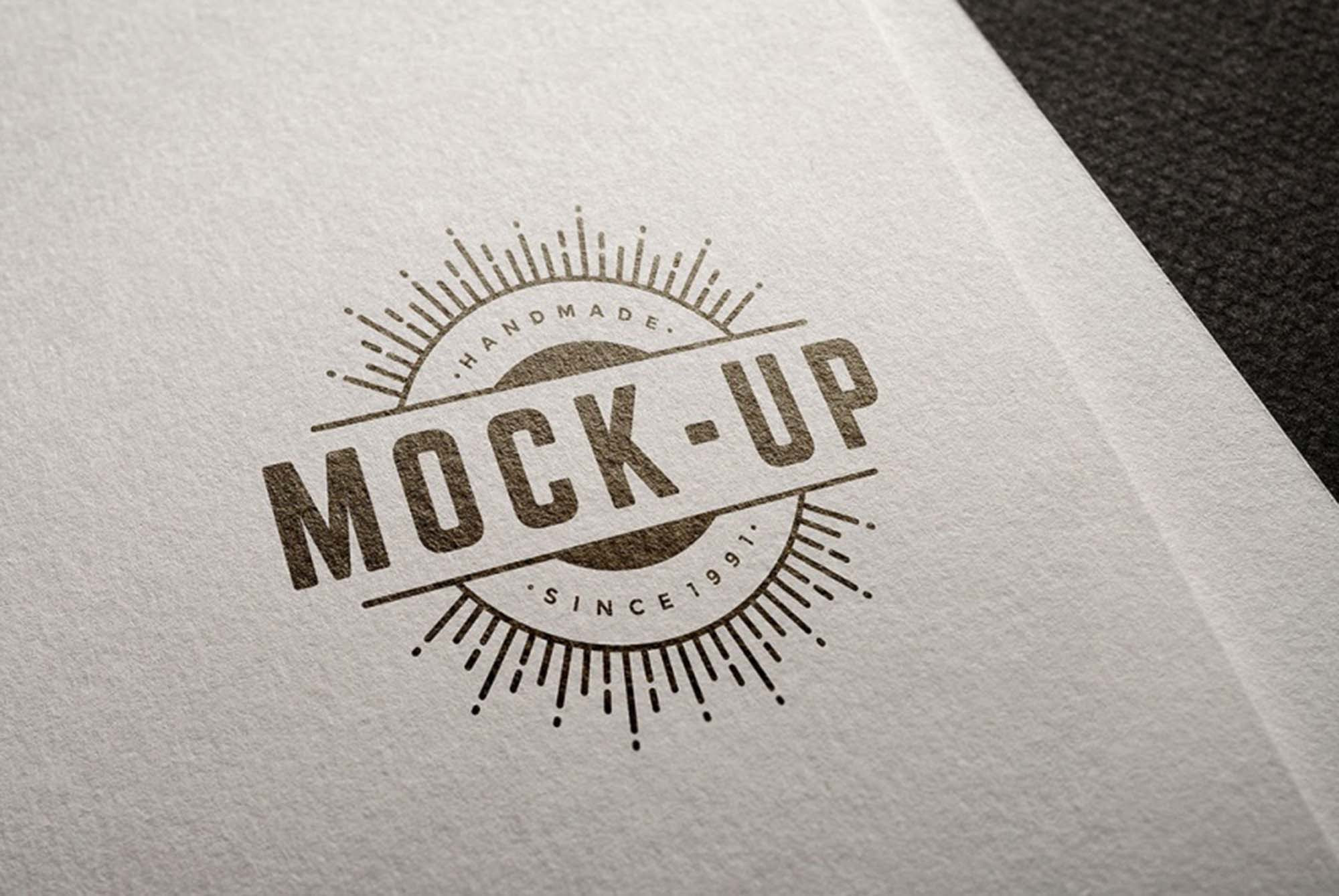 Download Free Logo Mockup Psd