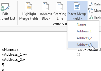 Excel: Mailing Labels in Word - Excel Articles
