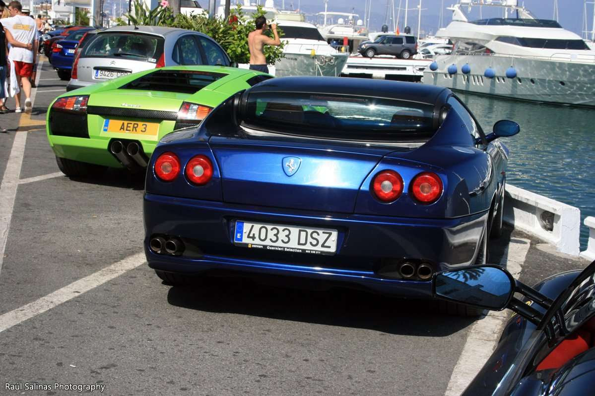 blue ferrari zero