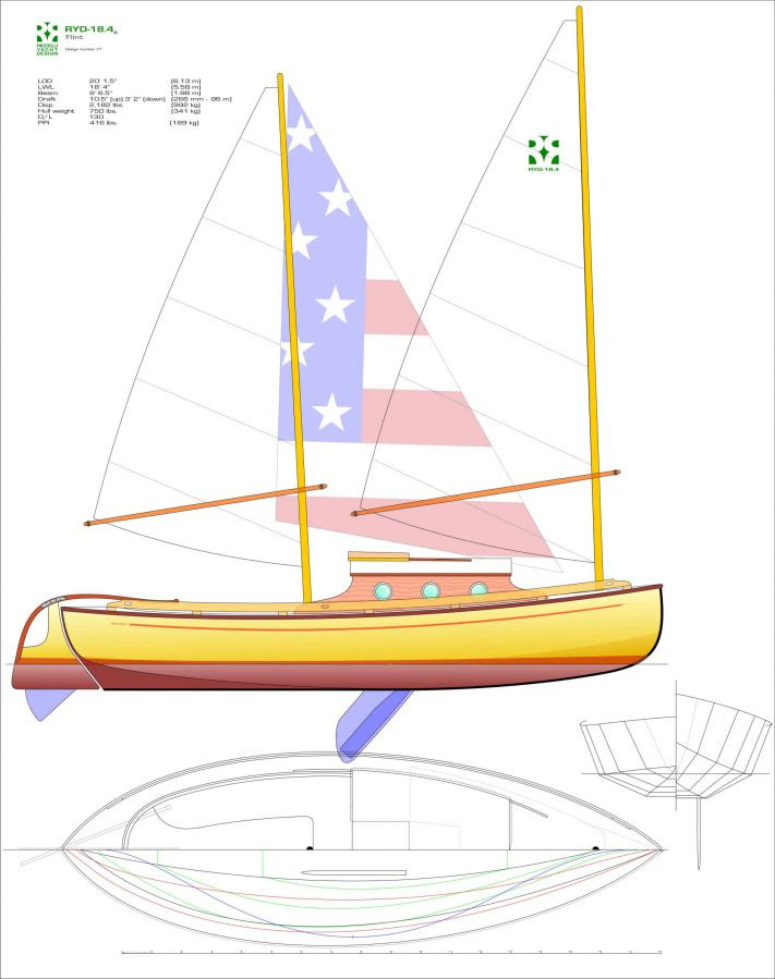 Raised cabin vs flush deck Boat Design Net