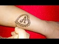 【印刷可能】 tattoo s letter mehndi design 2020 302285
