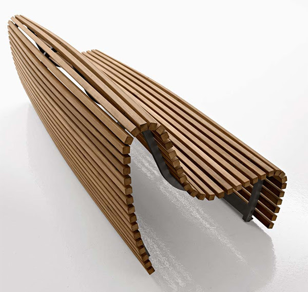 Outdoor Wood Bench
