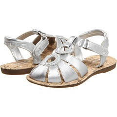 Stride Rite Baby Gia silver sandals - DARLING!