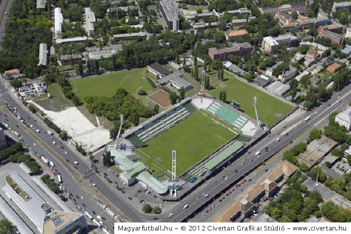 Budapest, IX. ker., Albert Flórián Stadion: képek, adatok ...