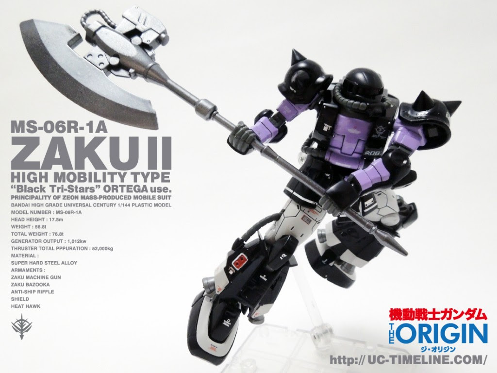 Hgto Ms 06r 1a高機動型ザクll オルテガ機 完成報告 Uc Timeline ガンプラ好きだけど難しいことは出来ない
