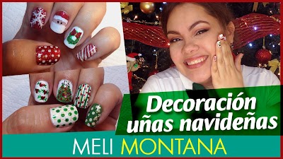 30 Decoraciones de uñas navideñas paso a paso