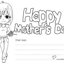 I Love You Mom Coloring Pages Hellokids Com