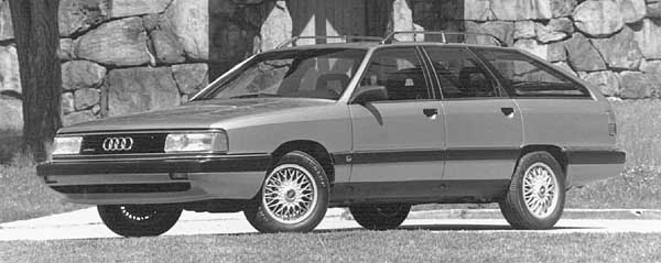 1989 Audi 200 quattro (top), 1989 Audi 200 quattro Wagon (bottom) Photos 