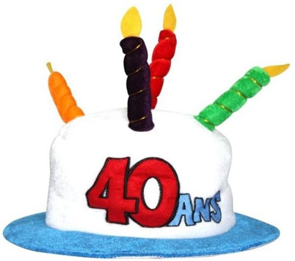 Clipart Gateau Anniversaire 40 Ans