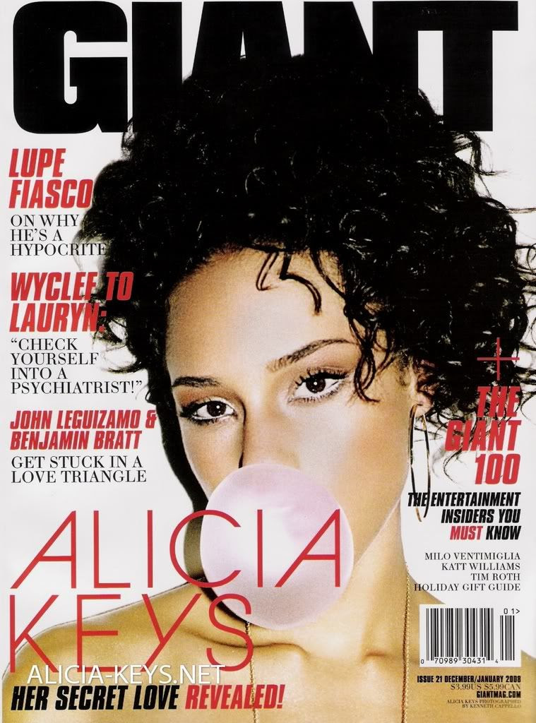 ALICIA KEYS: GIANT PHOTOSHOOT....