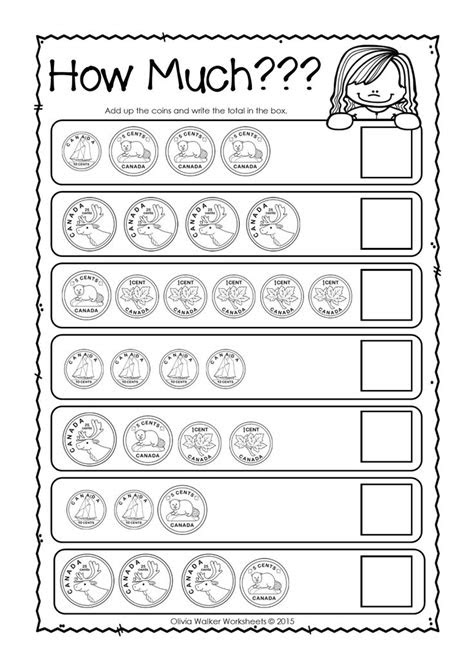  canadian money worksheets counting coins money worksheets