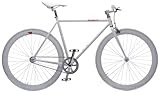 Pure Fix Cycles Romeo Fixed Gear Bike, 54cm / Medium, White with White Wheels
