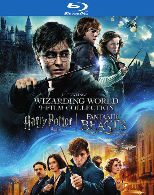 J K Rowling S Wizarding World 9 Film Collection Harry Potter Fantastic Beasts By Alfonso Cuaron Chris Columbus David Yates Mike Newell Alfonso Cuaron Chris Columbus David Yates Mike Newell Blu Ray Barnes