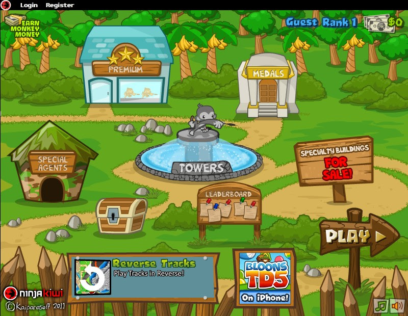 Bloons Tower Defense 5 Hacked