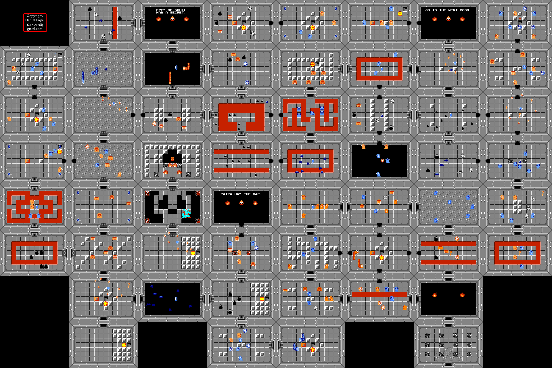 The Legend Of Zelda Game Maps Nes