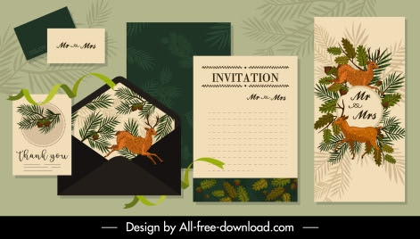 Invitation Card Templates Free Download Vectors Stock For Free Download About 329 Vectors Stock In Ai Eps Cdr Svg Format