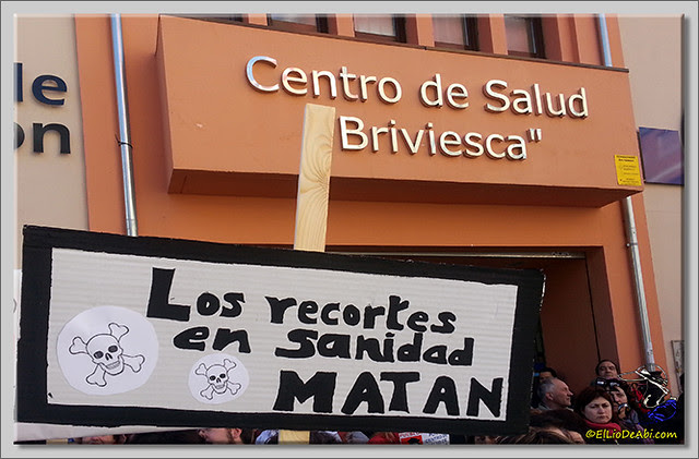 3 Concentración en Centro de Salud Briviesca