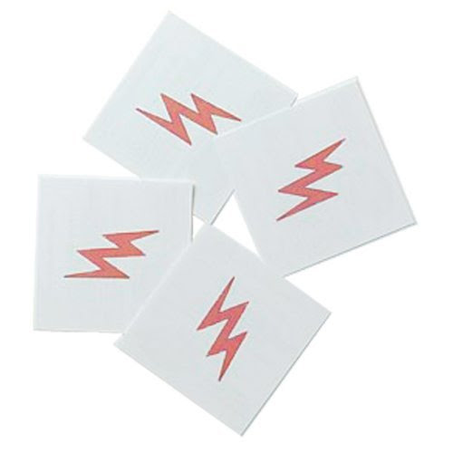 Lightning Bolt Tattoos (8 count) Lightning Bolt Tattoos (8 count)
