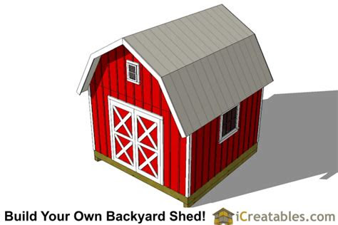 gambrel shed plans  barn shed plans