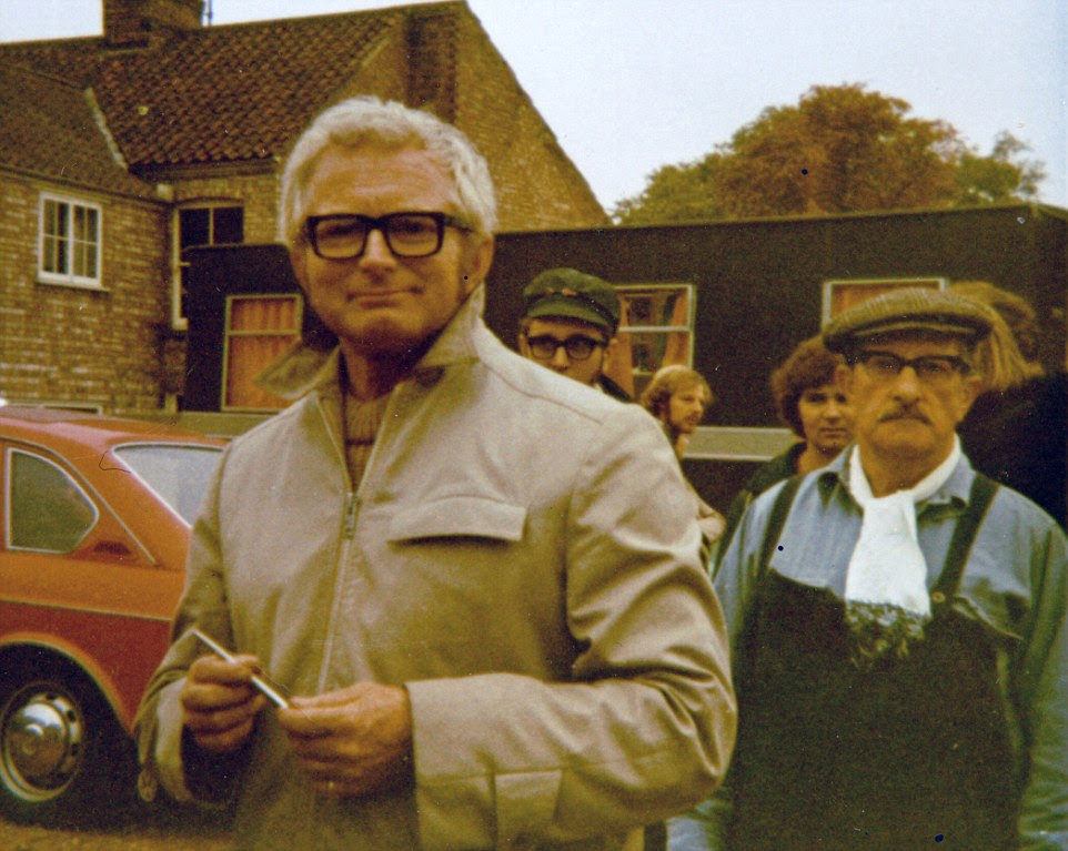 David Croft, the producer and director of Dad's Army, is pictured in Thetford on the set of Time On My Hands